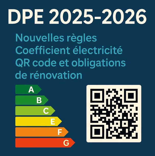 DPE 2025-2026 : nouvelles règles, coefficient électricité et obligations de rénovation