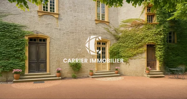 Chateau Renaissance d'exception   50 min de Lyon -15 min de
