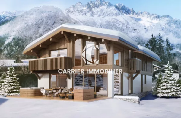 CHALET NEUF PRESTIGE - CHAMONIX: LUXE CONTEMPORAIN ET AUTHEN