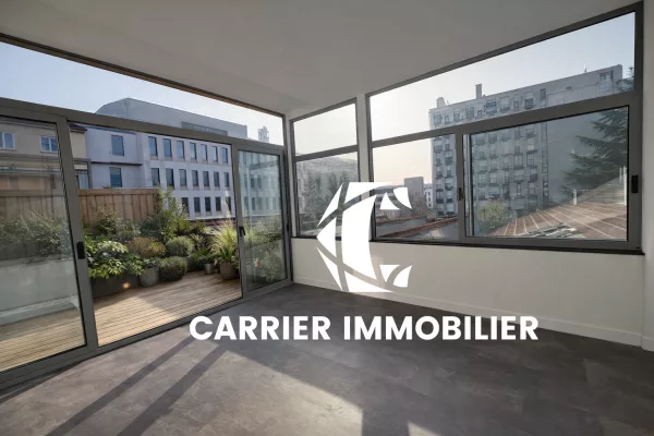 Superbe T2 refait à neuf avec Terrasse de 20m2 + 20 m2 de Vé