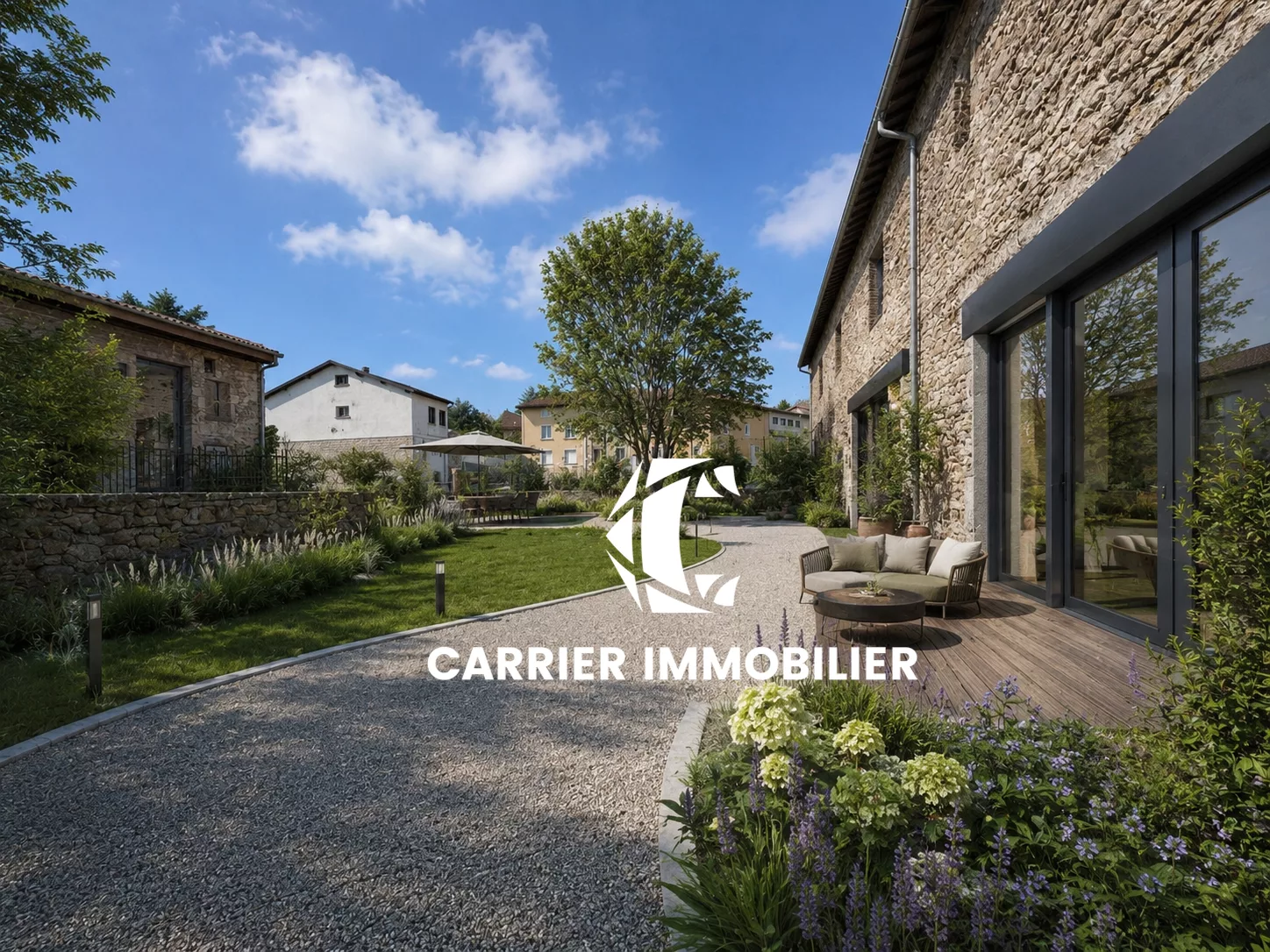 DUERNE -  Plein centre villlage - Appartement de 99m2 en pla