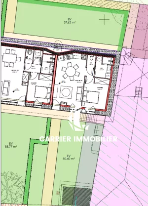 PLATEAU 40,17 m2 A VENDRE EN HYPER CENTRE AVEC PETIT EXTERIE — photo 3